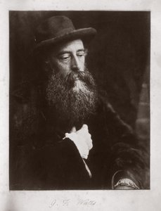 G F Watts med hatt