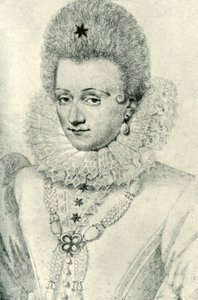 Gabrielle dEstrées, 1599, 1907. av Unbekannt
