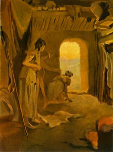 Galliske kvinner på tidspunktet for den romerske invasjonen, 1900. av Unbekannt