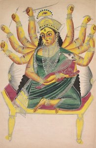 Ganesha-Janani Mor til Ganesh, 1800-tallet. av Unbekannt