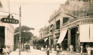 Garcia Street, Guantanamo, Cuba, c1900 av Unbekannt