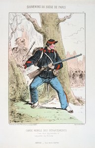 Mobile Guard of the Departments, Siege of Paris, 1870-1871 av Unbekannt