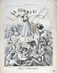 Nasjonalgarden, Paris kommune, 1871. av Unbekannt