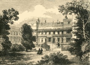 Garden Front of Northumberland House, 1881. av Unbekannt