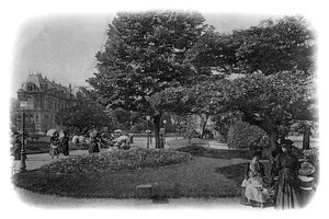 Gardens of the Hotel de Ville, Le Havre, Normandie, Frankrike, tidlig på 1900-tallet av Unbekannt