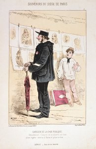 Folkefredens vokter, beleiringen av Paris, 1870-1871 av Unbekannt
