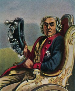 General Fouque 1698-1774. - Maleri av Menzel, 1934. av Unbekannt