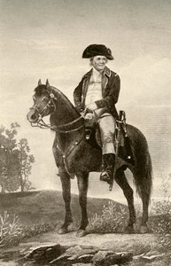 General Israel Putnam, viser uniform av en kontinental tropper, c1770, 1937. av Unbekannt
