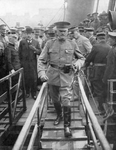General John Joseph Black Jack Pershing ankom Boulogne, juni 1917, 1926 av Unbekannt