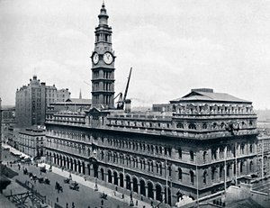 General Post Office, Sydney, c1900. av Unbekannt