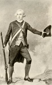 General Warren, i kjolen til en minuttmann, c1760, 1937. av Unbekannt
