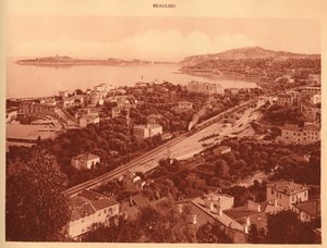 Generell utsikt og Cap Ferrat, Beaulieu, 1930. av Unbekannt