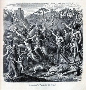Genserics Vandalen in Italien, 1882 von Unbekannt