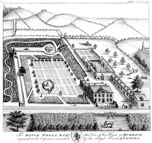 Gentlemans modell landsted, c1750 av Unbekannt