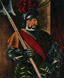 Georg av Frudsberg 1473-1528. - Maleri av Amburger, 1934. av Unbekannt