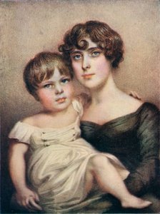 George Dacres Patterson og hans mor, Eleanor Dacres Patterson, 1815. 1911 av Unbekannt