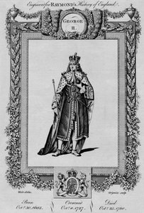 Georg II, ca 1787 av Unbekannt