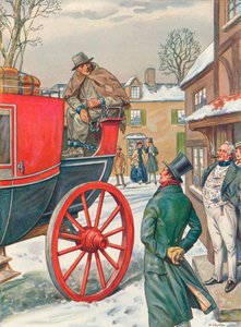 George Loveless 1797-1874 i lenker fra Dorchester til et fengsel, 1834, 1934 av Unbekannt
