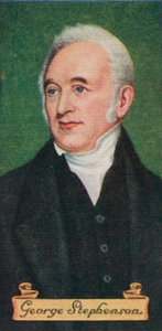 George Stephenson, hentet fra en serie sigarettkort, 1935 av Unbekannt