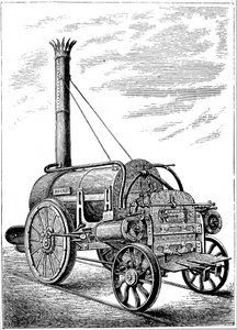 George Stephensons lokomotiv Rocket, c1875 av Unbekannt