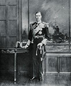 George VI, admiral av flåten i Royal Navy, 1936 av Unbekannt