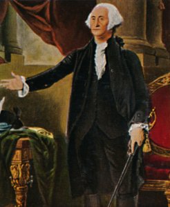 George Washington 1732-1799. - Gravering etter maleriet av G. C. Stuart, 1934. av Unbekannt