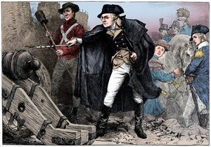 George Washington ved beleiringen av Yorktown, Virginia, 1781 c1880 av Unbekannt