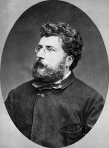 Georges Bizet , fransk komponist, 1874 av Unbekannt