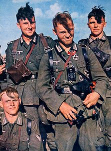 Tyske grenaderer, 1943 av Unbekannt