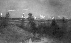 Tysk artilleri, Champagnefronten, Frankrike, første verdenskrig, 1915 1929 av Unbekannt