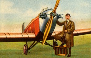 Den tyske flygeren Friedrich Karl von Koenig-Warthausen, 1932. av Unbekannt