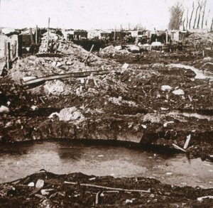 Tysk krisesenter, Noordschote, Flandern, Belgia, c1914-c1918 av Unbekannt
