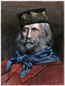 Giuseppe Garibaldi, italiensk patriot, 1882 av Unbekannt