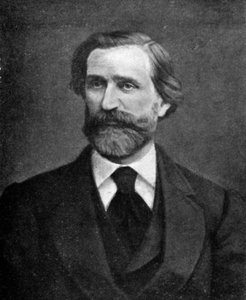 Giuseppe Verdi , italiensk komponist, 1909 av Unbekannt