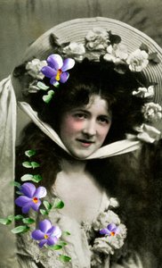 Gladys Huxley , skuespillerinne, 1908 av Unbekannt