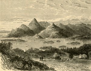 Glengariff Harbour og Bantry Bay fra Eccles Hotel, 1898. av Unbekannt