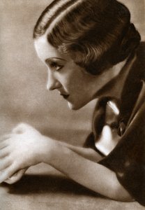 Gloria Swanson , amerikansk skuespillerinne, 1933 av Unbekannt