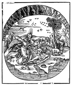 Gud skapte Eva fra Adams ribbein, 1508 av Unbekannt