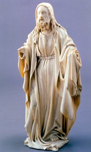 Gud Faderen, anonymt flamsk elfenben, 1400-1425 av Unbekannt
