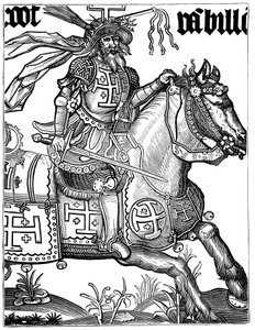 Godfrey of Bouillon, fransk korsfarer fra 1000-tallet, 1400-tallet av Unbekannt