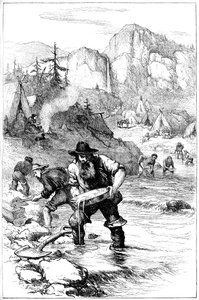 Gullvasking i California, c1840-tallet c1880 av Unbekannt