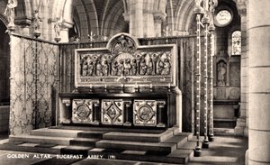 Golden Altar, Buckfast, Abbey, 20. århundre av Unbekannt