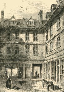 Goldsmiths House, Green Arbor Court, ca 1800, c1872. av Unbekannt