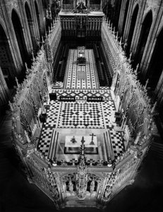 Gotisk arkitektur: utsikt over gjerdet til koret til Cathedrale Saint Cecile d'Albi (Tarn). 1282-1480 av Unbekannt