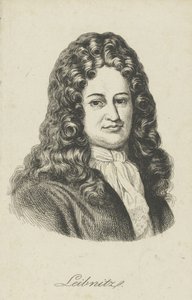 Gottfried Wilhelm Leibniz 1646-1716 , ca. 1800. av Unbekannt