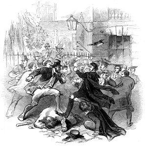 Kjole og byrekke, Oxford, 15. november 1845 av Unbekannt