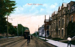 Grand Allee, Quebec, 20. århundre av Unbekannt