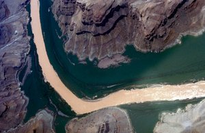Grand Canyon med Colorado River, Arizona, USA av Unbekannt