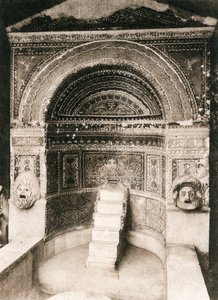 Grande Fontana, Pompeii, Italia, ca 1900-tallet av Unbekannt