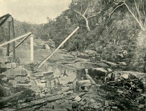 Granittbrudd, Traull, Victoria, 1901. av Unbekannt